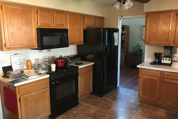 before kitchen remodel pics