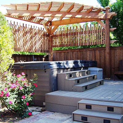 Pergola and Lighted Deck remodel