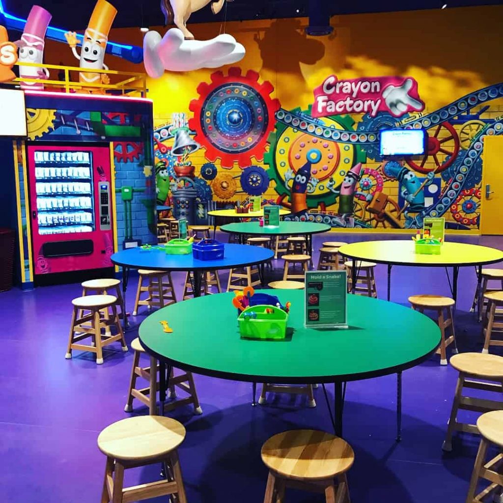Attractions at Crayola World 