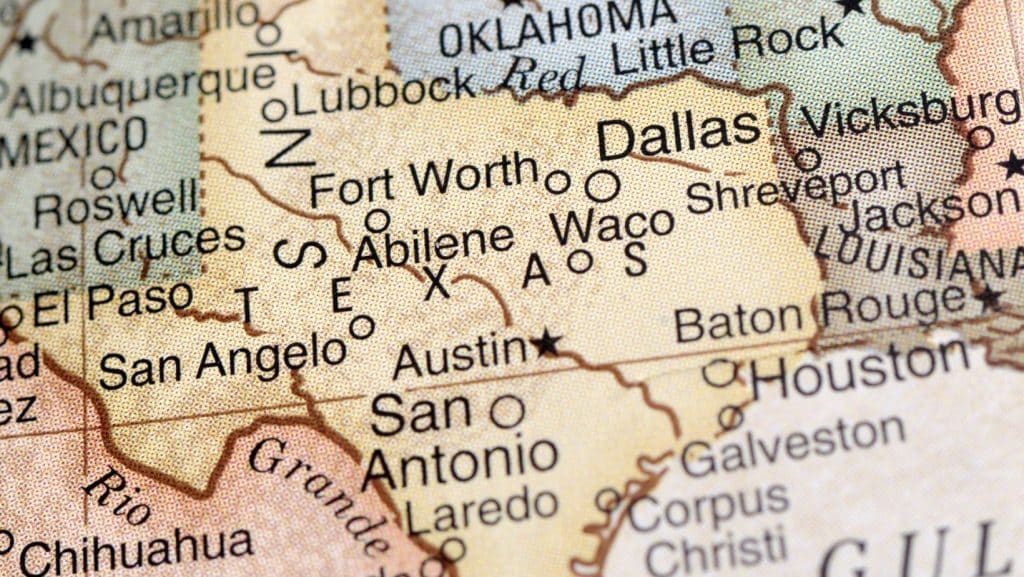 map-of-texas-state-including-forth-worth