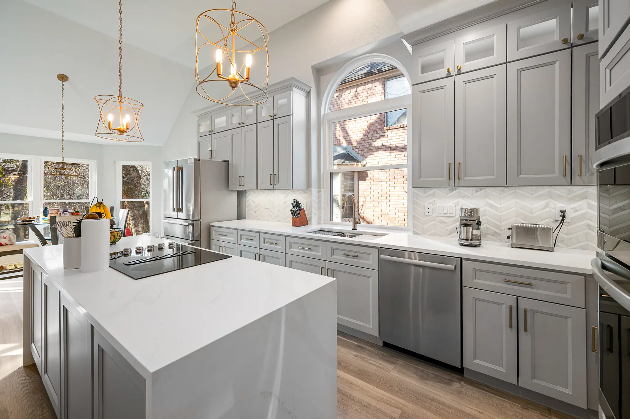 highland village kitchen after remodeling