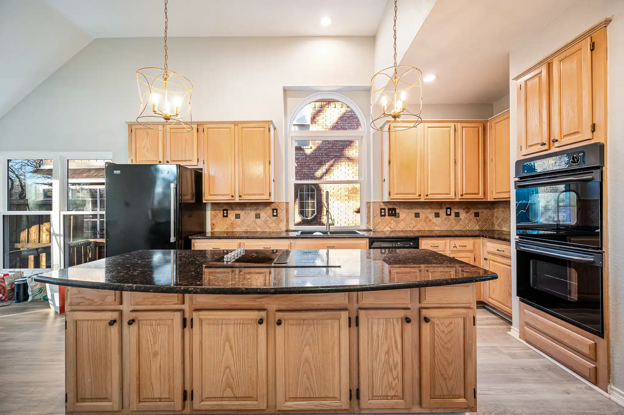 highland village kitchen before remodeling