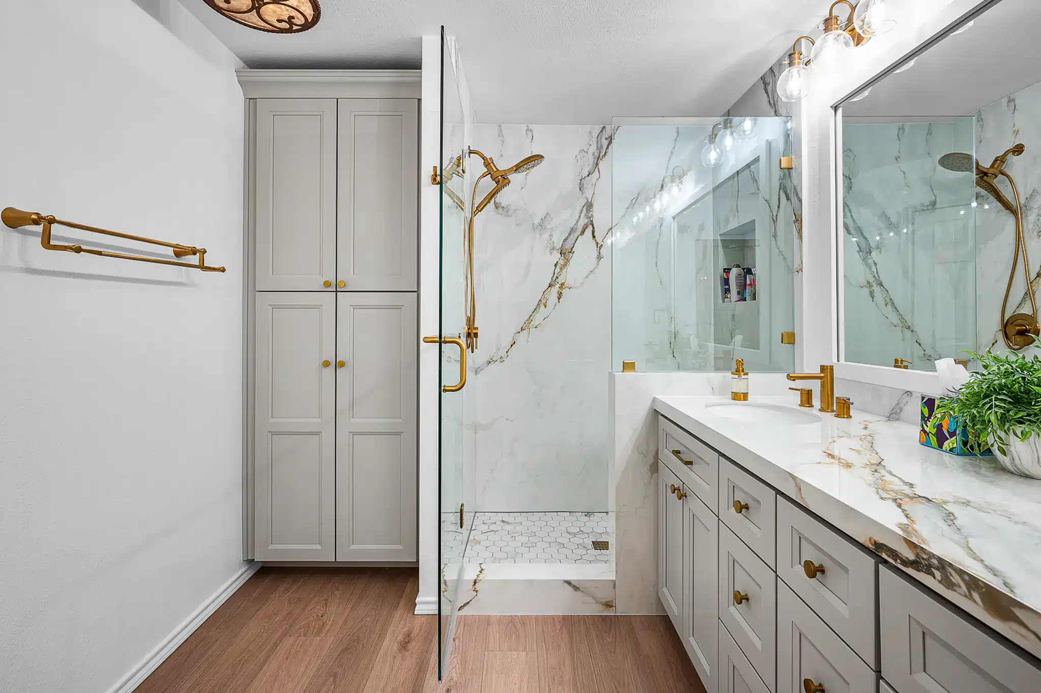 Before Master Bathroom Remodel in Coppell Texas