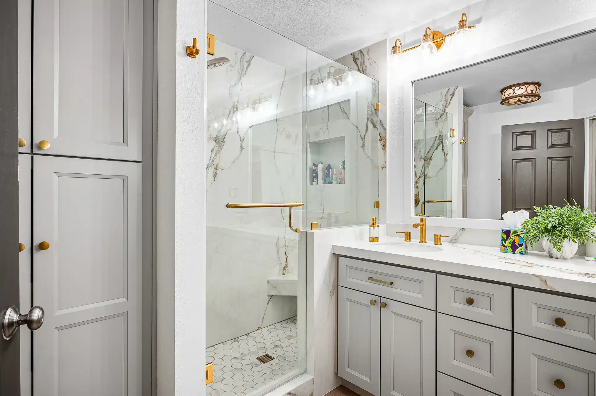 Before Master Bathroom Remodel in Coppell Texas