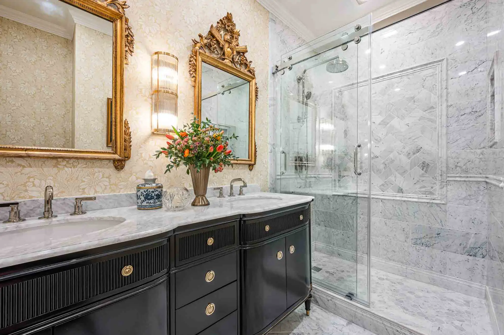 after Plano bathroom remodel